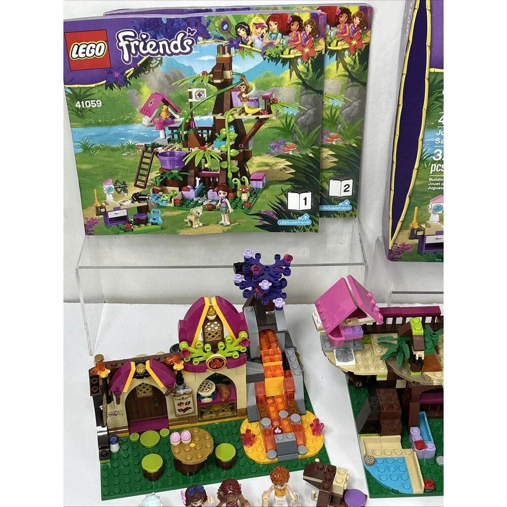 LEGO Lot Elves 41072 41074 Azari Naida Olivia Bakery Pool Jungle Sanctuary 41059